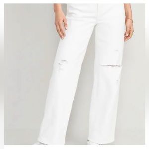 Old Navy Extra High-Rise Sky-Hi Wide Leg Denim